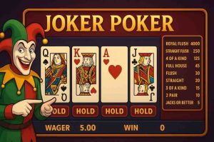Joker Poker 72B br jogo de vídeo pôquer com carta coringa ativa